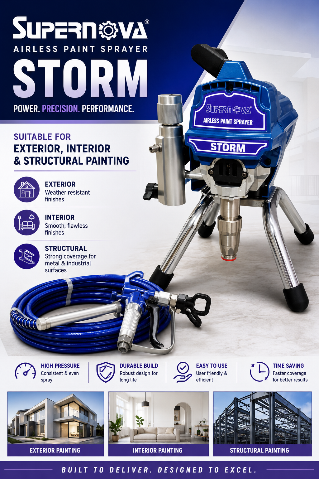 Supernova  Airless Painting Machine - Storm 